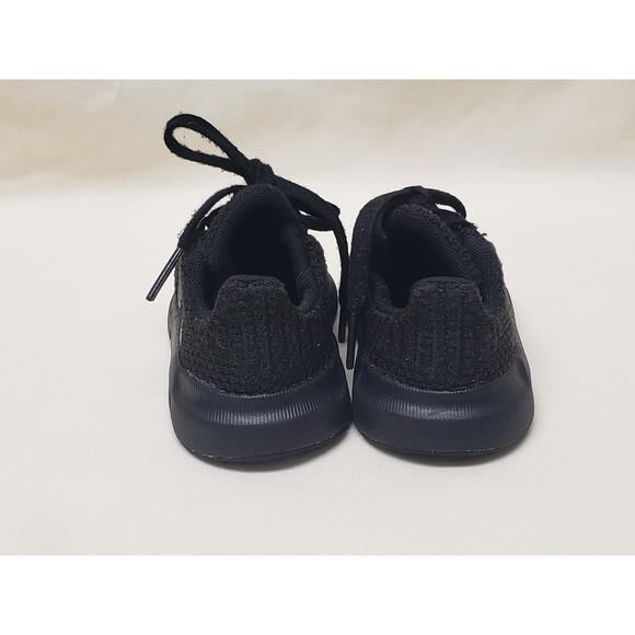 Adidas Black Mesh Tie Kids Shoes Sneakers • Size 4K Kids - Picture 5 of 8